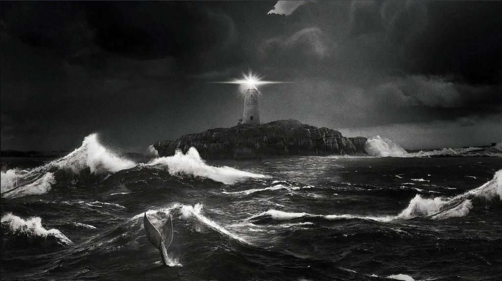 Cena de O Farol, filme de Robert Eggers