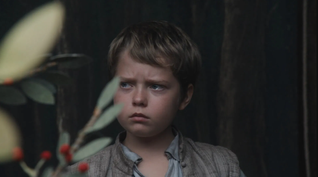 Jacobi Jupe em cena de Hamnet, de Chloé Zhao.