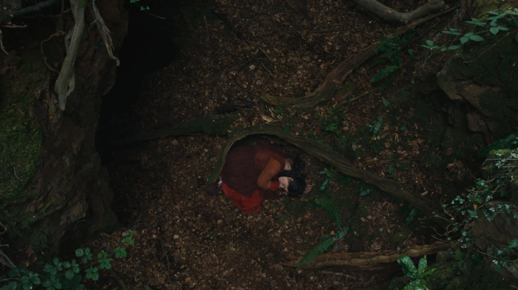 Jessie Buckley em cena de Hamnet, filme de Chloé Zhao.